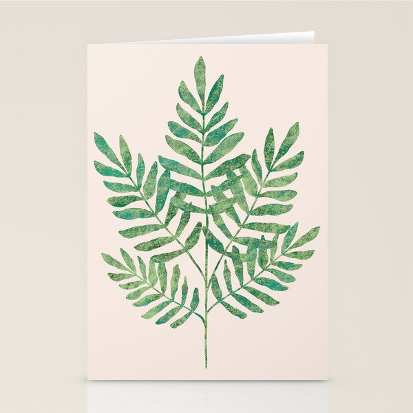 Fern Frond Stationery Card Gallery Image 2