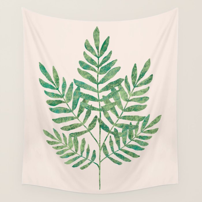 Fern Frond Wall Tapestry Gallery Image 1