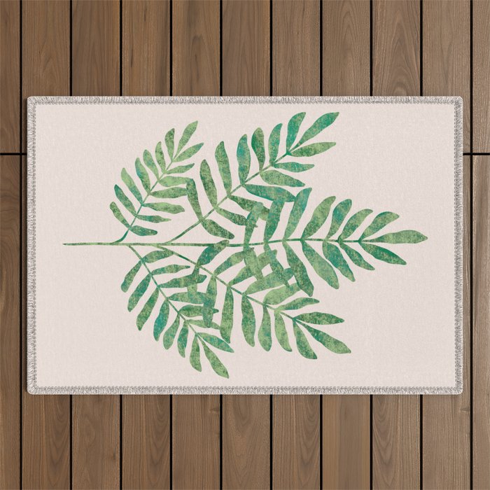 Fern Frond Outdoor Rug Gallery Image 1