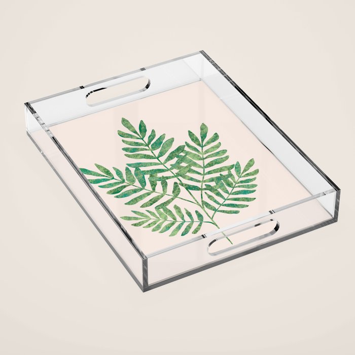 Fern Frond Acrylic Tray Gallery Image 1