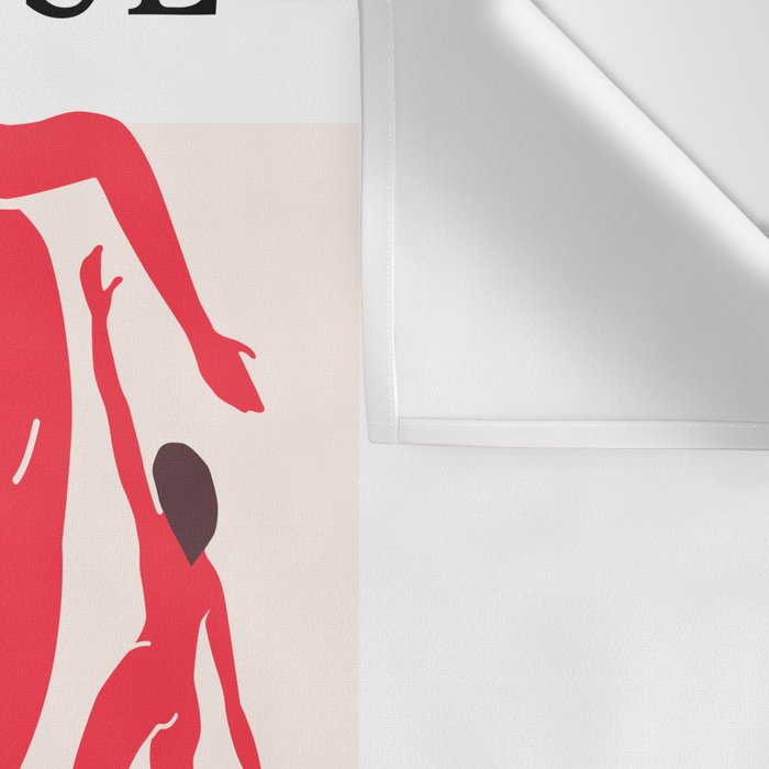 The Dance 3 | Henri Matisse - La Danse | Scarlet Red Edition Wall Tapestry Gallery Image 3