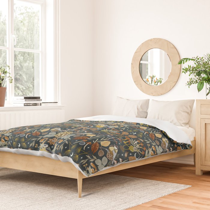 Birds in Autumn Night DP Duvet Cover Gallery Image 2