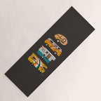 Retro Road Trip - Charcoal Yoga Mat Gallery Image 1
