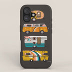 Retro Road Trip - Charcoal iPhone Case Gallery Image 1