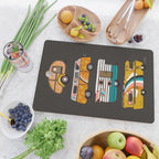Retro Road Trip - Charcoal Cutting Board Gallery Image 2