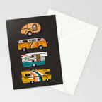 Retro Road Trip - Charcoal Stationery Card Gallery Image 2
