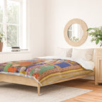  Karkhi, porter at the tomb of Imam Riza, being honoured Islamic Antique Art  Duvet Cover Gallery Image 2