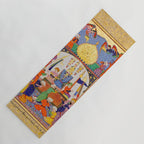  Karkhi, porter at the tomb of Imam Riza, being honoured Islamic Antique Art  Yoga Mat Gallery Image 1