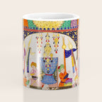  Karkhi, porter at the tomb of Imam Riza, being honoured Islamic Antique Art  Coffee Mug Gallery Image 4