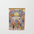 Karkhi, porter at the tomb of Imam Riza, being honoured Islamic Antique Art  Wall Hanging Gallery Image 1
