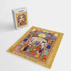 Karkhi, porter at the tomb of Imam Riza, being honoured Islamic Antique Art  Jigsaw Puzzle Gallery Image 2