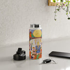  Karkhi, porter at the tomb of Imam Riza, being honoured Islamic Antique Art  Water Bottle Gallery Image 4