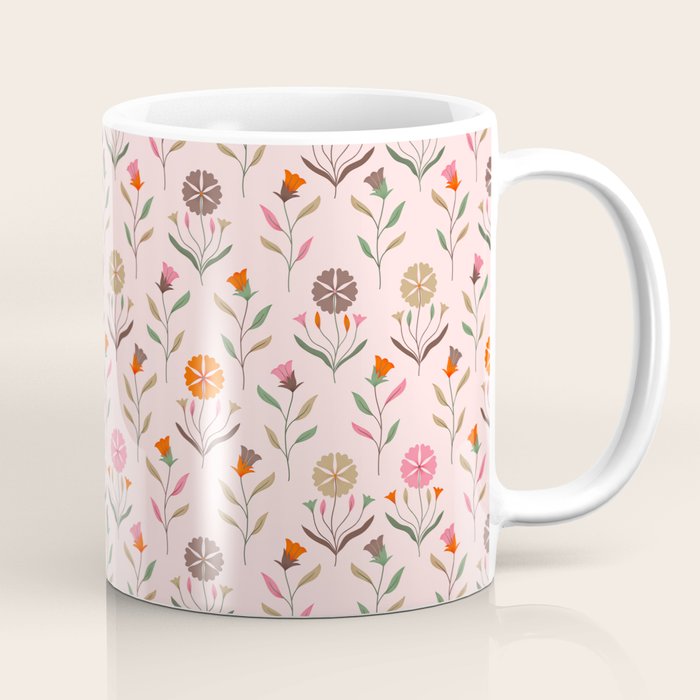 Folk Meadow - Spring Blush Coffee Mug Gallery Image 1