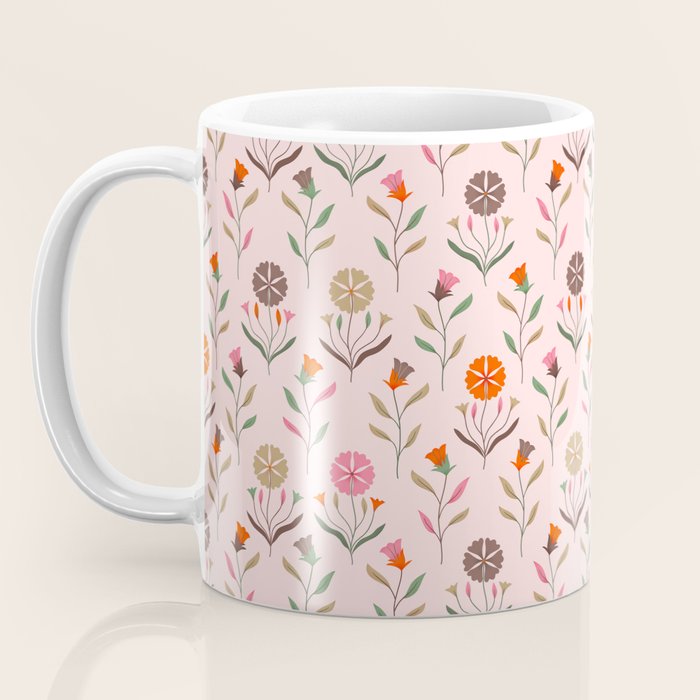 Folk Meadow - Spring Blush Coffee Mug Gallery Image 3