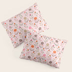 Folk Meadow - Spring Blush Pillow Sham Gallery Image 3