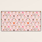 Folk Meadow - Spring Blush Desk Mat Gallery Image 3