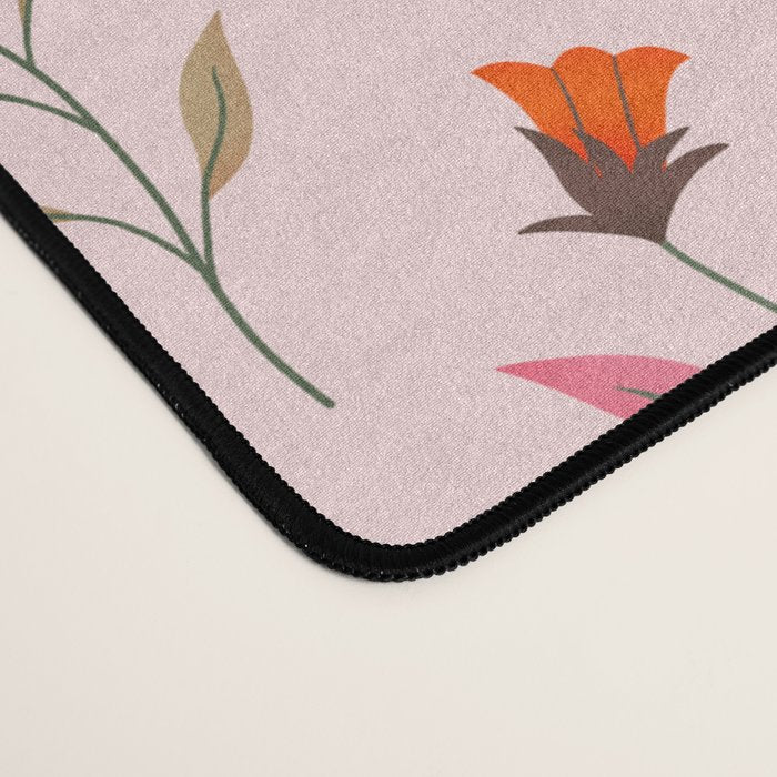Folk Meadow - Spring Blush Desk Mat Gallery Image 4