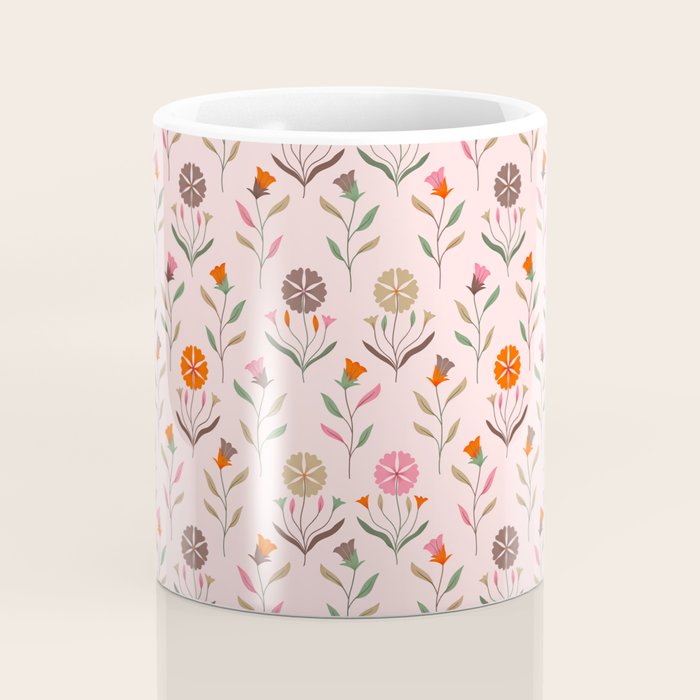 Folk Meadow - Spring Blush Coffee Mug Gallery Image 4
