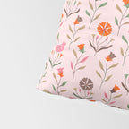 Folk Meadow - Spring Blush Pillow Sham Gallery Image 4