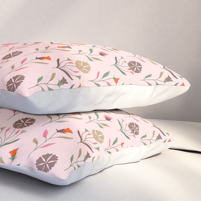 Folk Meadow - Spring Blush Pillow Sham Gallery Image 3