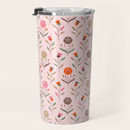 Folk Meadow - Spring Blush Travel Mug Gallery Image 3