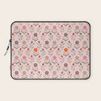 Folk Meadow - Spring Blush Laptop Sleeve Gallery Image 1