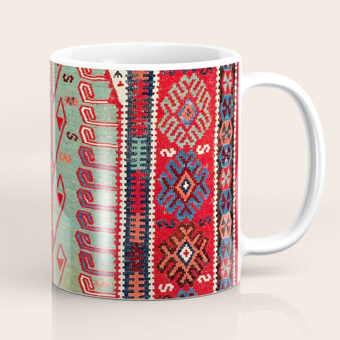 Erzerum Northeast Anatolian Niche Kilim Print Coffee Mug Gallery Image 1
