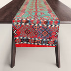 Erzerum Northeast Anatolian Niche Kilim Print Table Runner Gallery Image 1