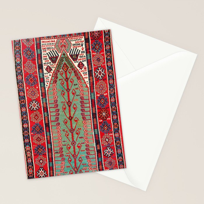 Erzerum Northeast Anatolian Niche Kilim Print Stationery Card Gallery Image 2