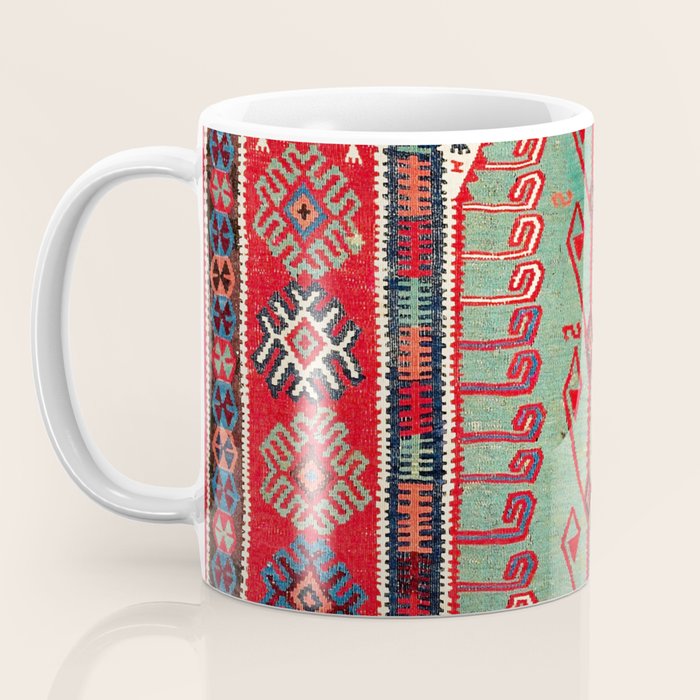 Erzerum Northeast Anatolian Niche Kilim Print Coffee Mug Gallery Image 3