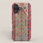 Erzerum Northeast Anatolian Niche Kilim Print iPhone Case Gallery Image 1