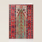 Erzerum Northeast Anatolian Niche Kilim Print Stationery Card Gallery Image 2
