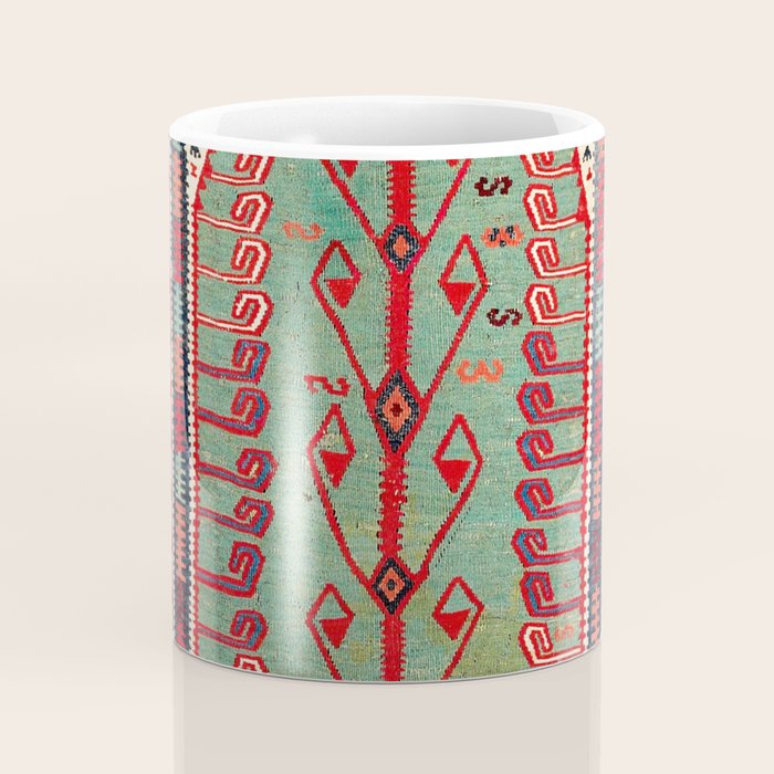 Erzerum Northeast Anatolian Niche Kilim Print Coffee Mug Gallery Image 4
