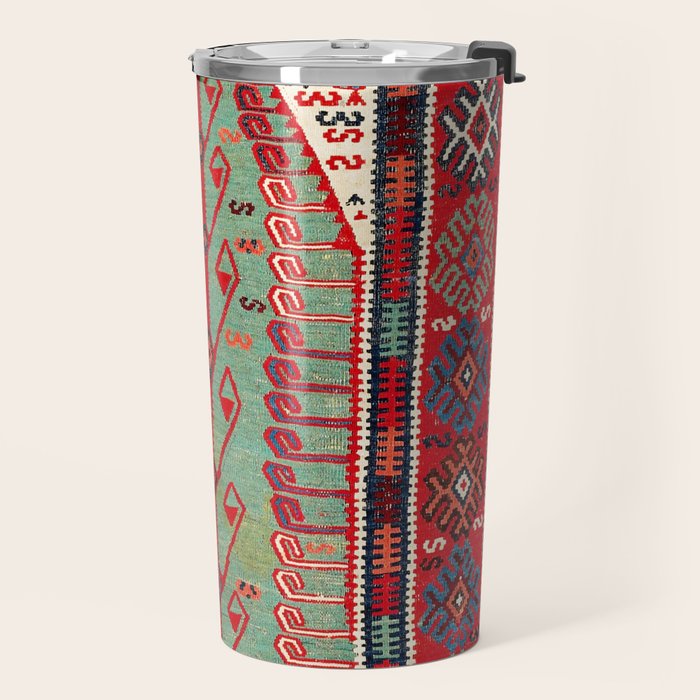 Erzerum Northeast Anatolian Niche Kilim Print Travel Mug Gallery Image 2