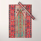 Erzerum Northeast Anatolian Niche Kilim Print Wrapping Paper Gallery Image 1