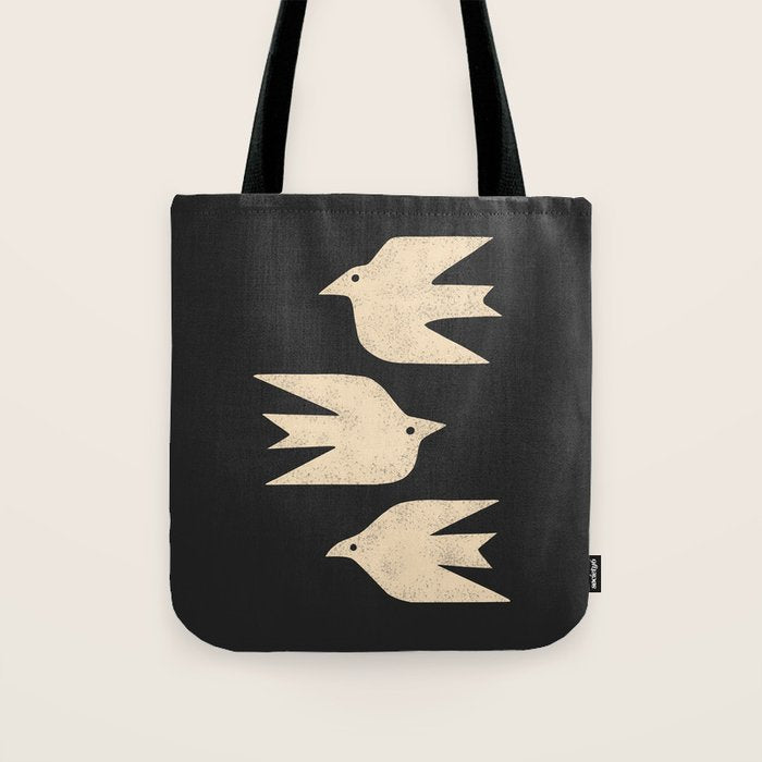 Doves In Flight Tote Bag Gallery Image 1