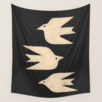 Doves In Flight Wall Tapestry Gallery Image 4