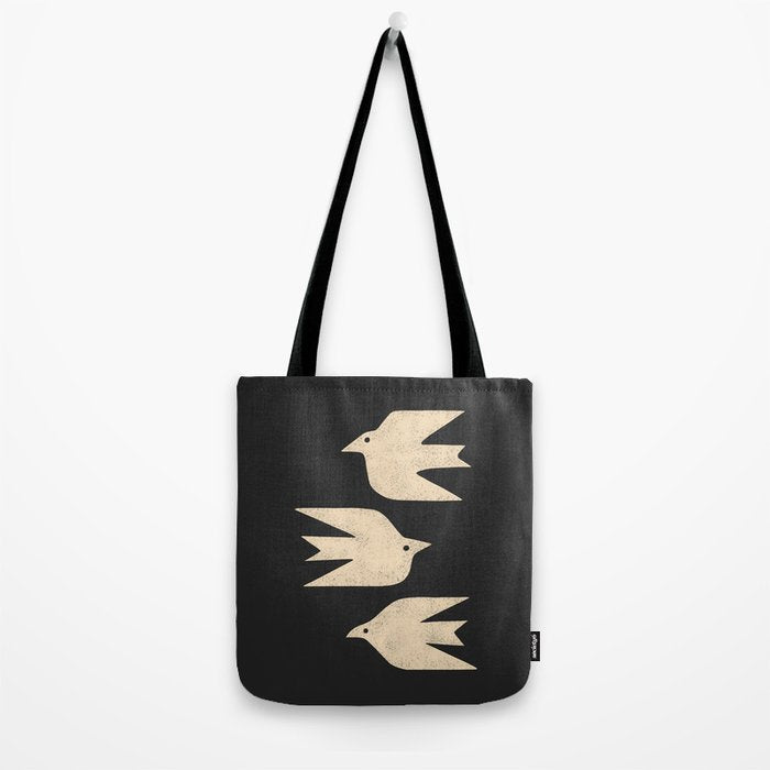 Doves In Flight Tote Bag Gallery Image 2