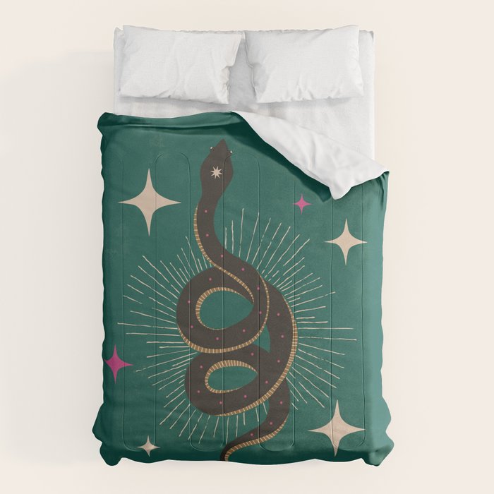 Slither - Green Comforter Gallery Image 1