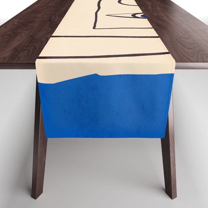 Abstract Face 49 Table Runner Gallery Image 1