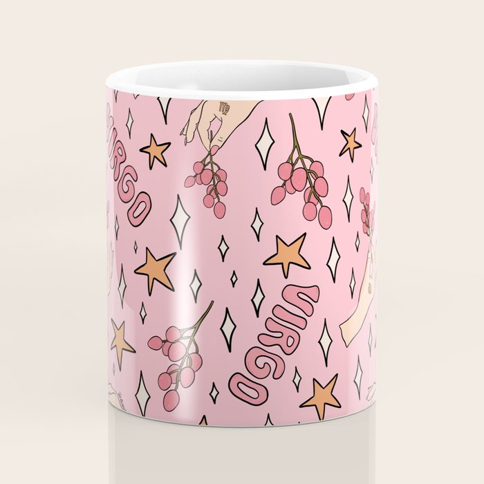 Virgo Lychee Print Coffee Mug Gallery Image 4