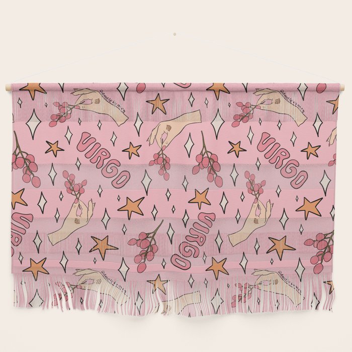 Virgo Lychee Print Wall Hanging Gallery Image 1