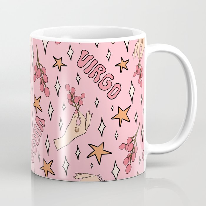 Virgo Lychee Print Coffee Mug Gallery Image 1