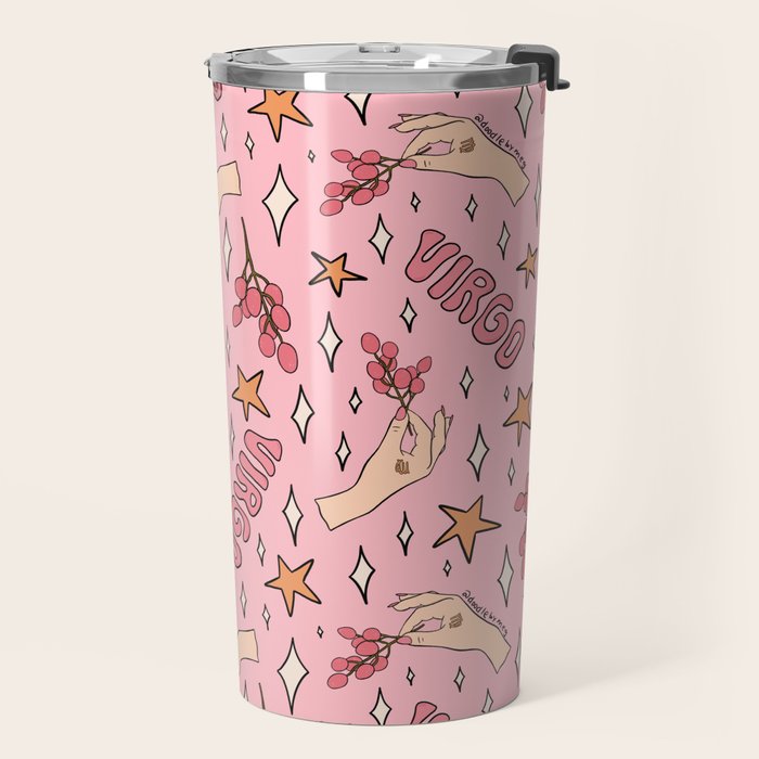 Virgo Lychee Print Travel Mug Gallery Image 2