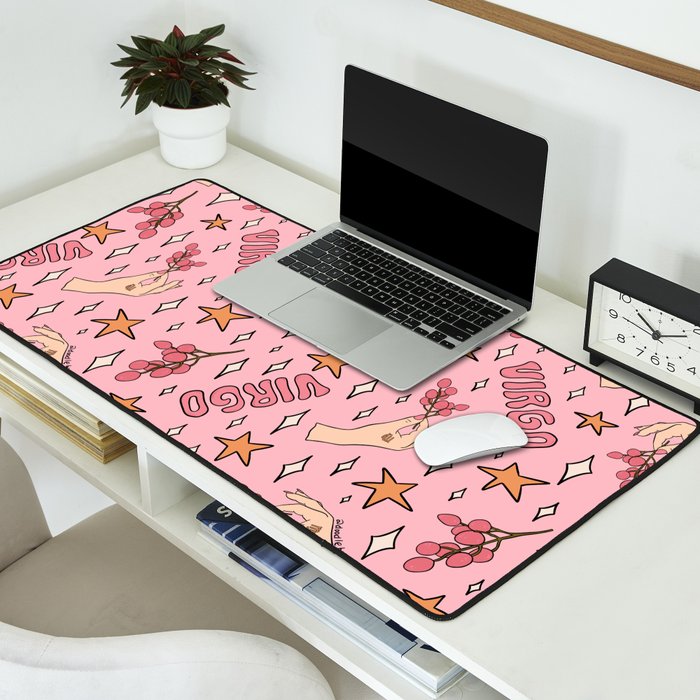 Virgo Lychee Print Desk Mat Gallery Image 2