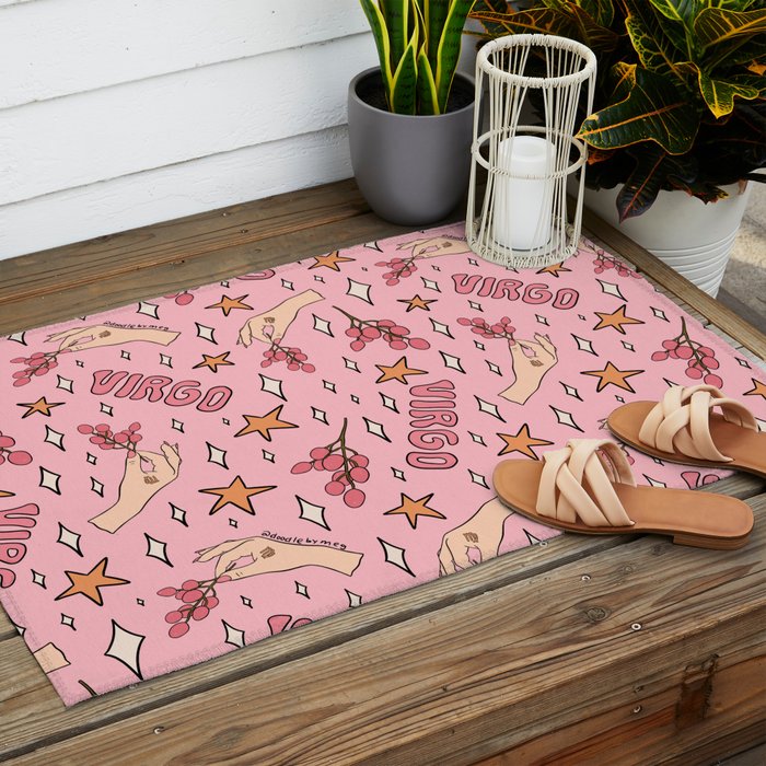 Virgo Lychee Print Outdoor Rug Gallery Image 2