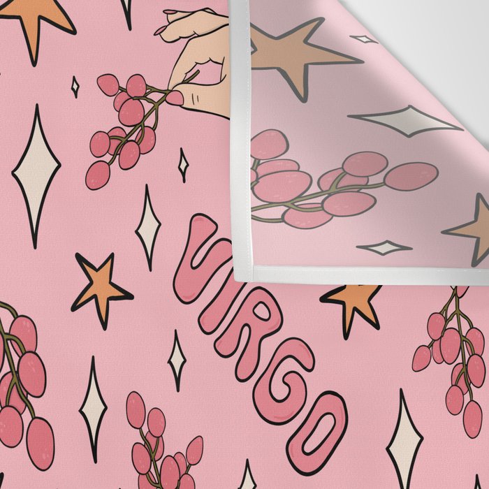 Virgo Lychee Print Wall Tapestry Gallery Image 3