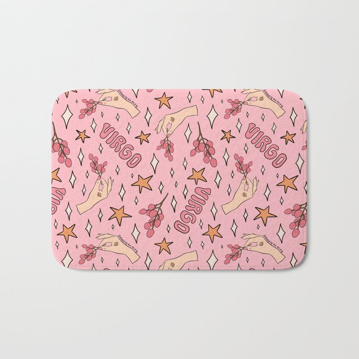 Virgo Lychee Print Bath Mat Gallery Image 1