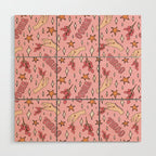 Virgo Lychee Print Wood Wall Art Gallery Image 1