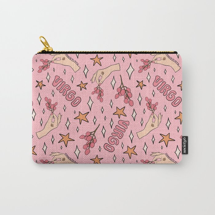 Virgo Lychee Print Carry All Pouch Gallery Image 1